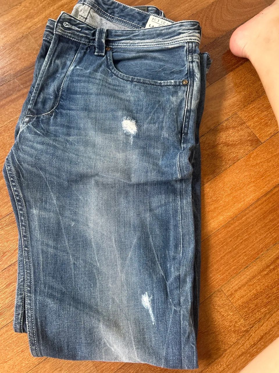 Calça diesel larkee zip