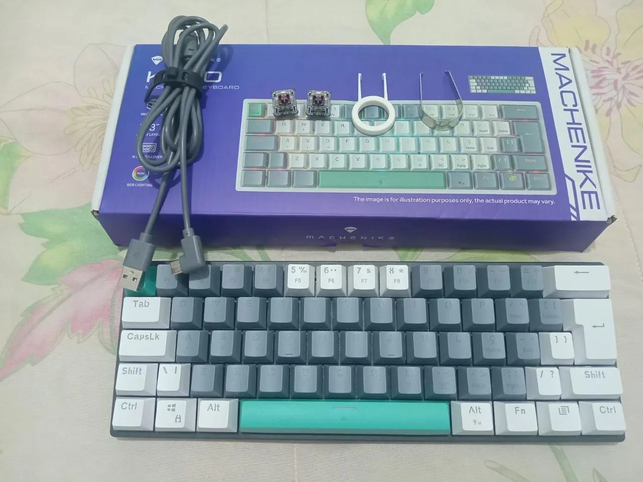 Teclado machenike k500 switch brown
