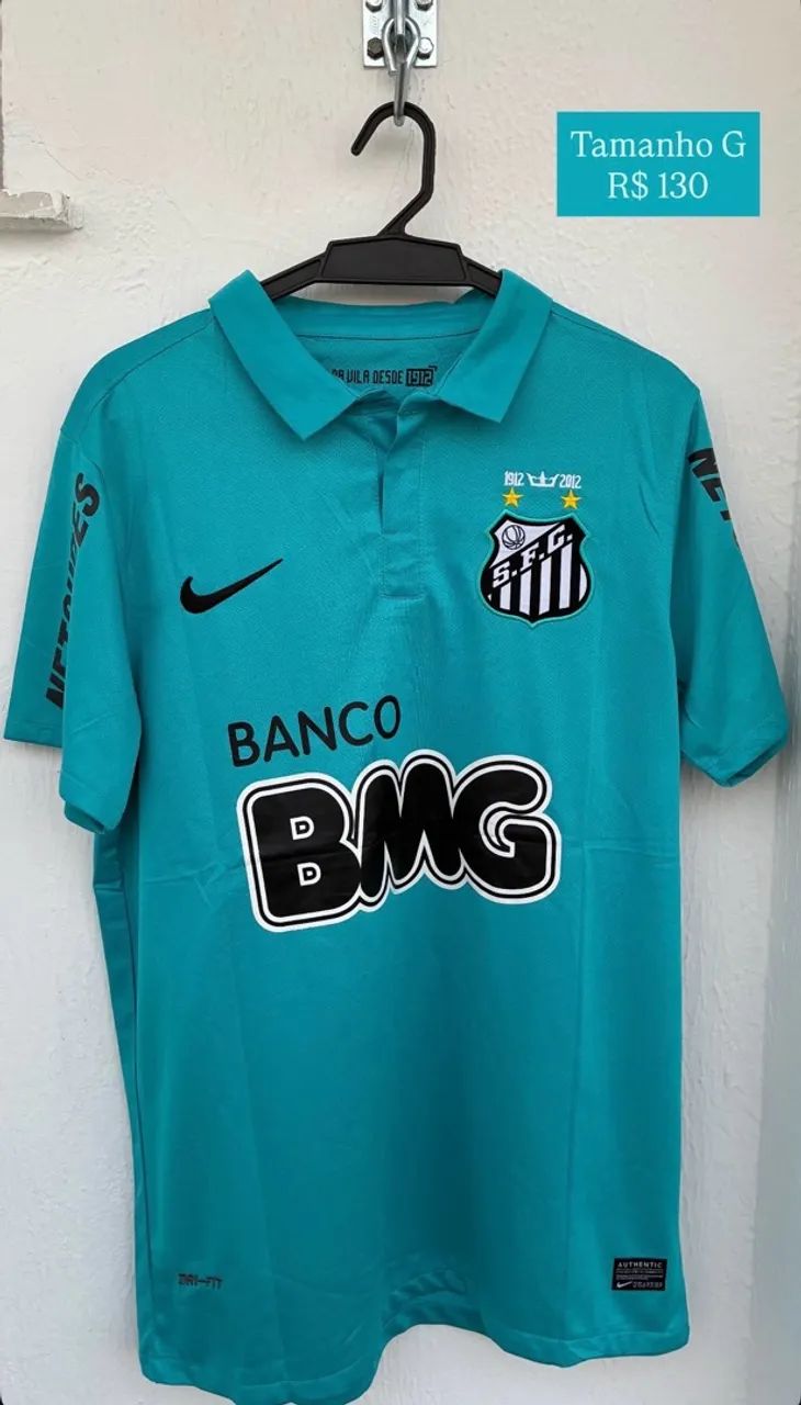 Camisa Santos Azul Neymar