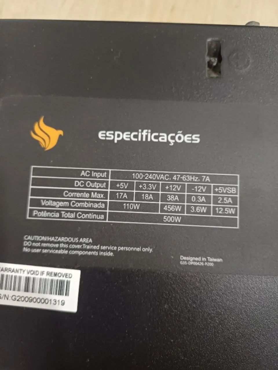 Fonte Pichau Nidus 500w - Foto 5