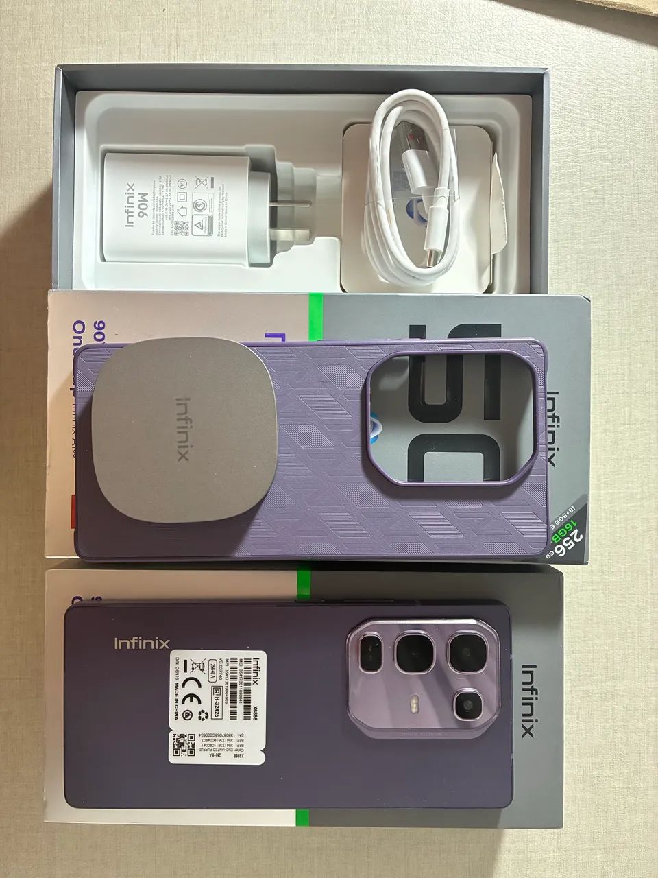 Vendo celular infinix note 50 pro 256gb roxo - Foto 2