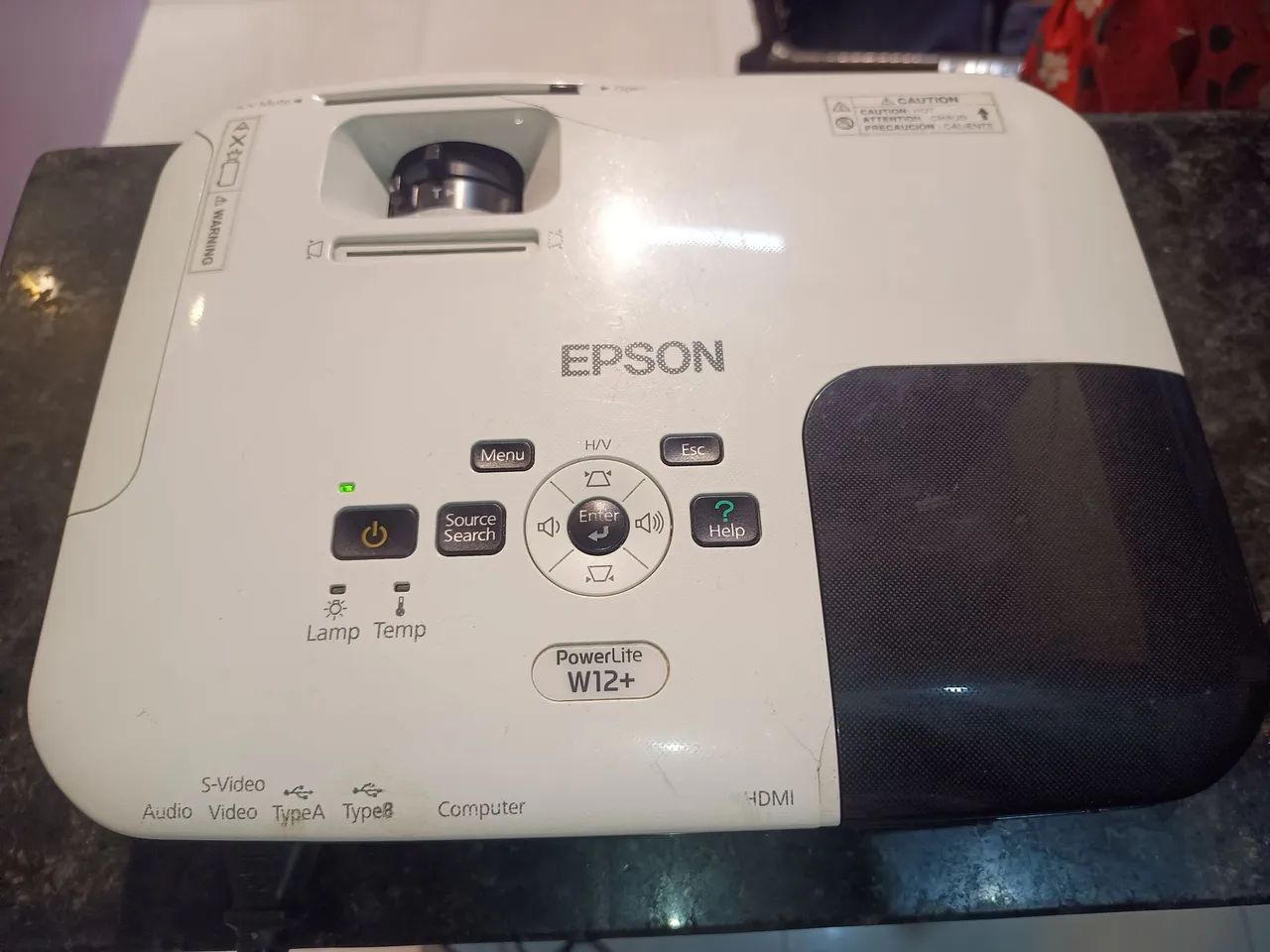 Projetor Epson Power lite W12 - Foto 3