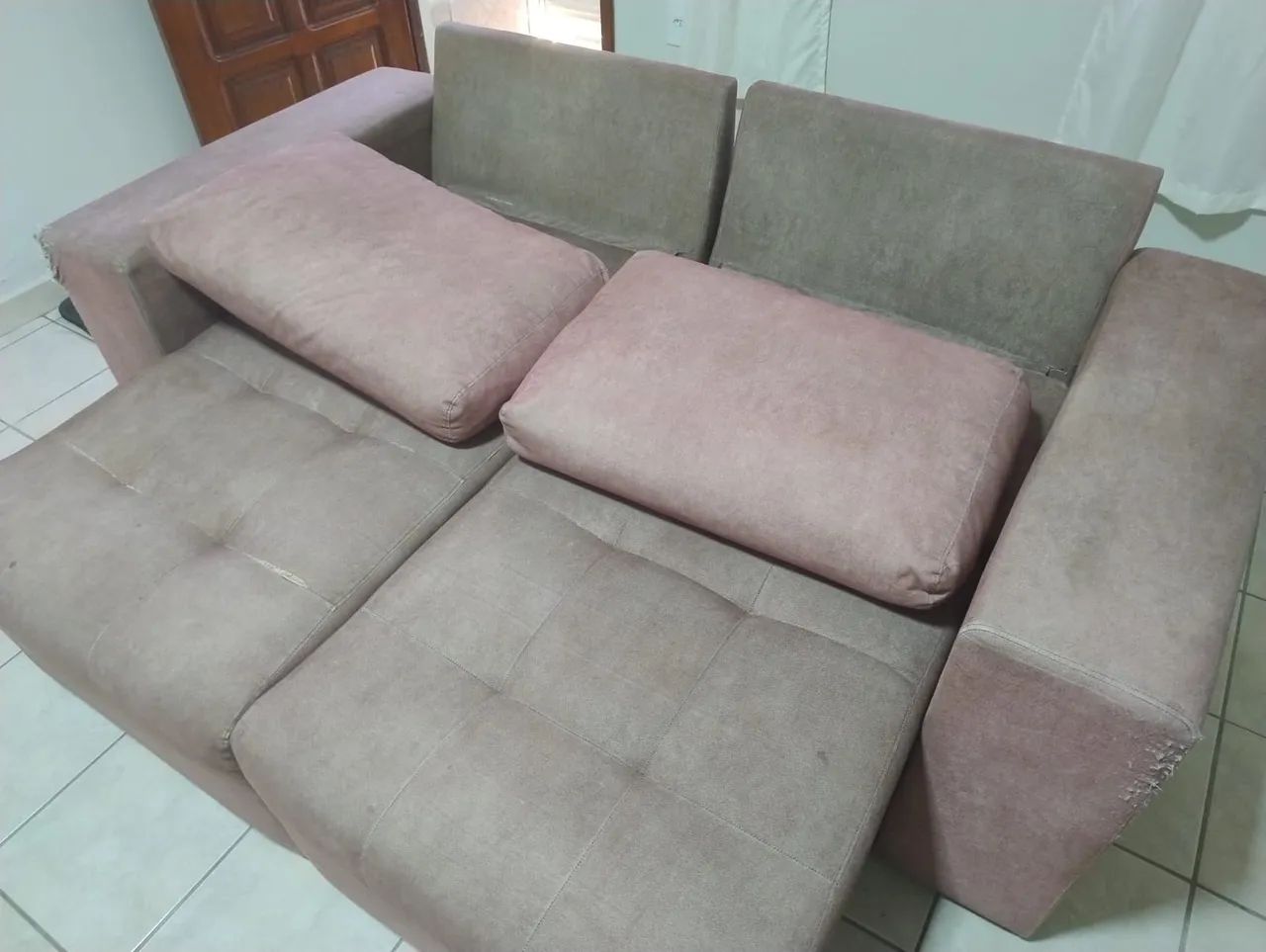 Sofá sem entrega. Menor valor. - Foto 2