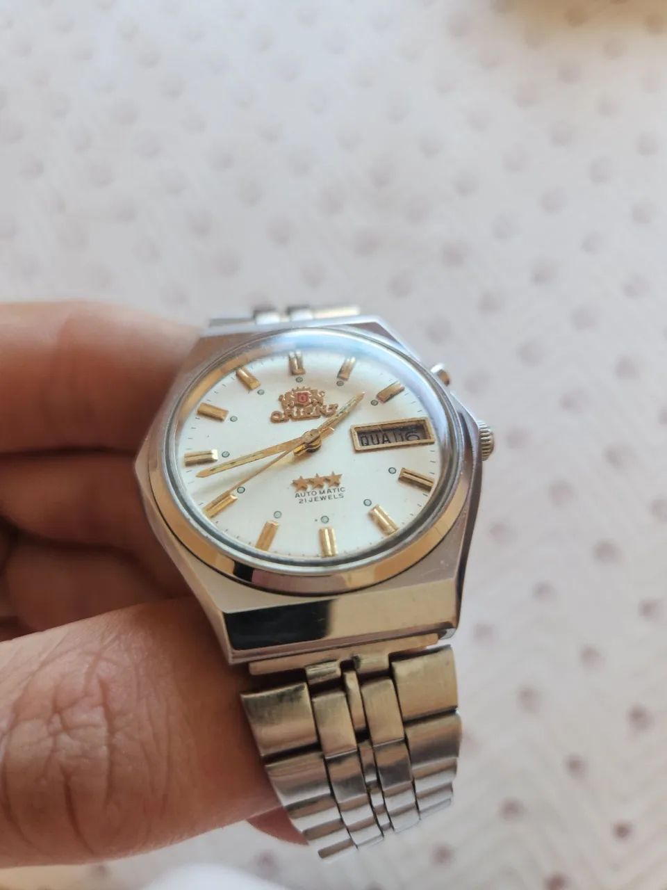 Relógio orient 3 estrelas automático vintage - Foto 2