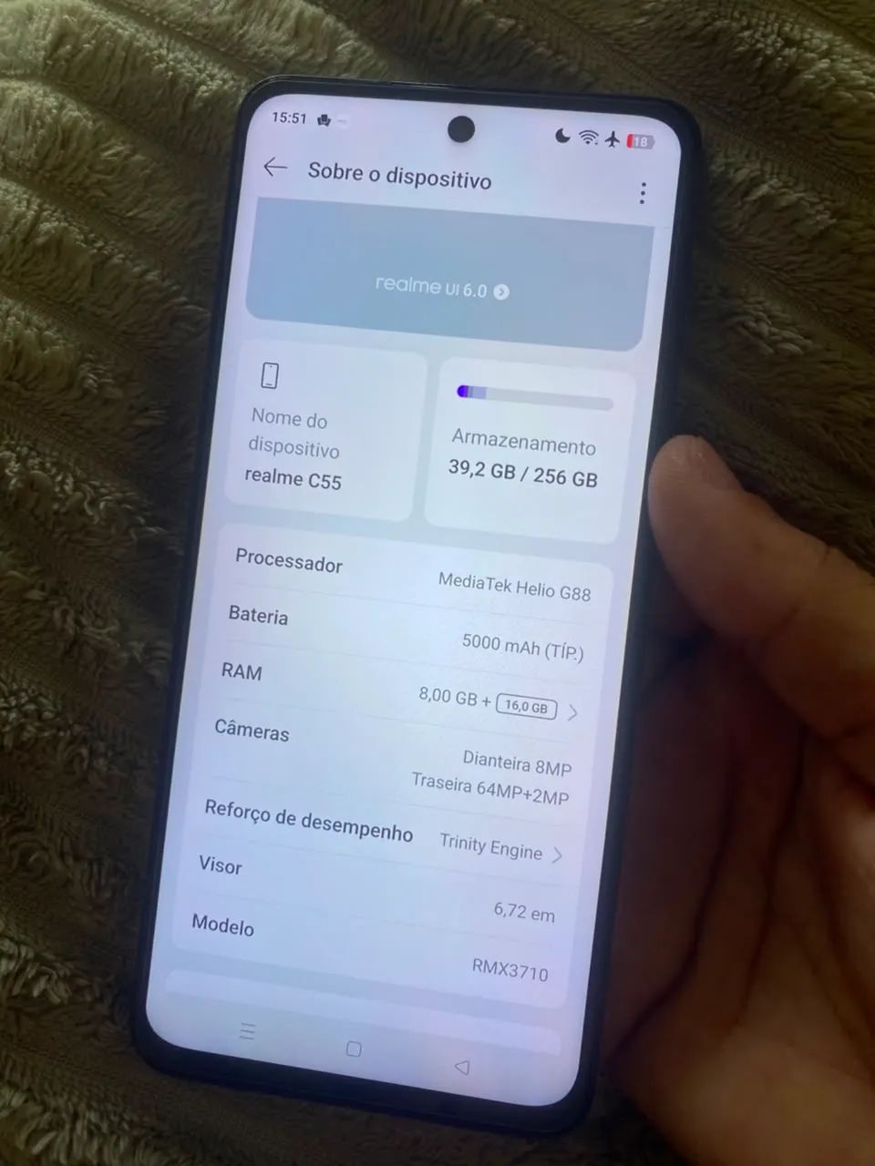 REALMENTE C55 256GB - Foto 3