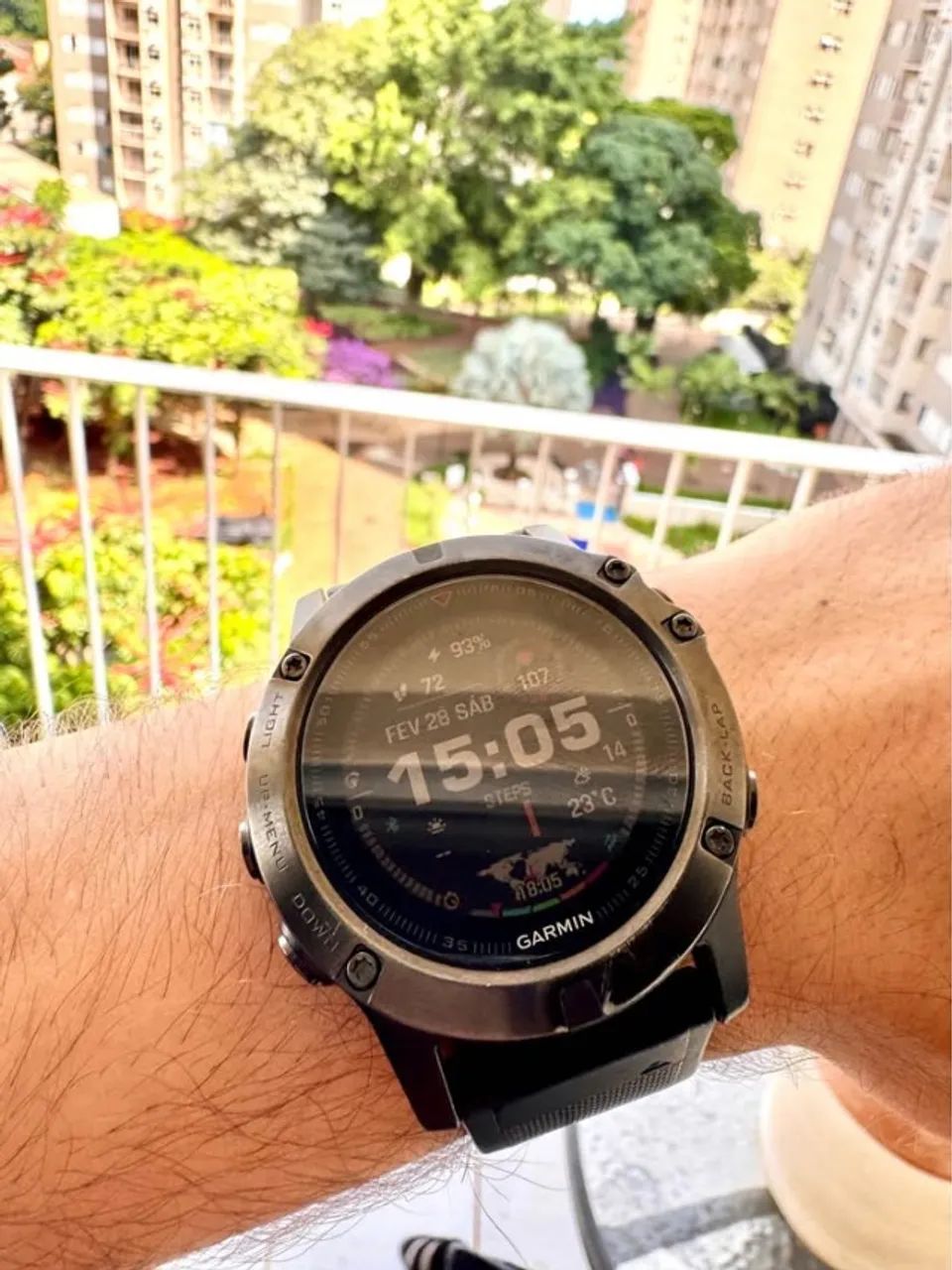 Relógio Garmin Fênix 5X Sapphire - Foto 3