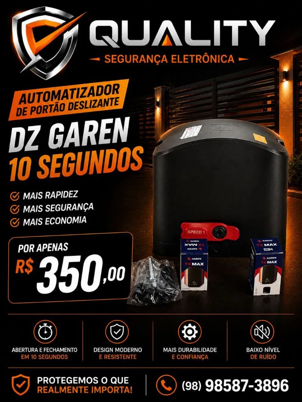 PROMOÇÃO IMPERDÍVEL EM MOTORES DE PORTÃO  - Foto 4