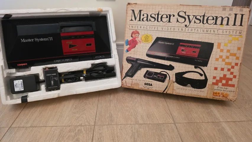 Master System II na cx funcionando