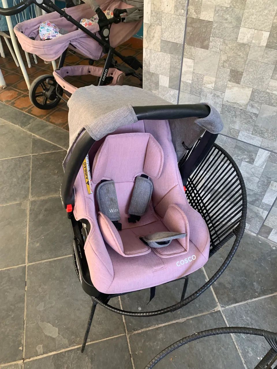 Carrinho de bebê cosco poppy duo - Foto 2