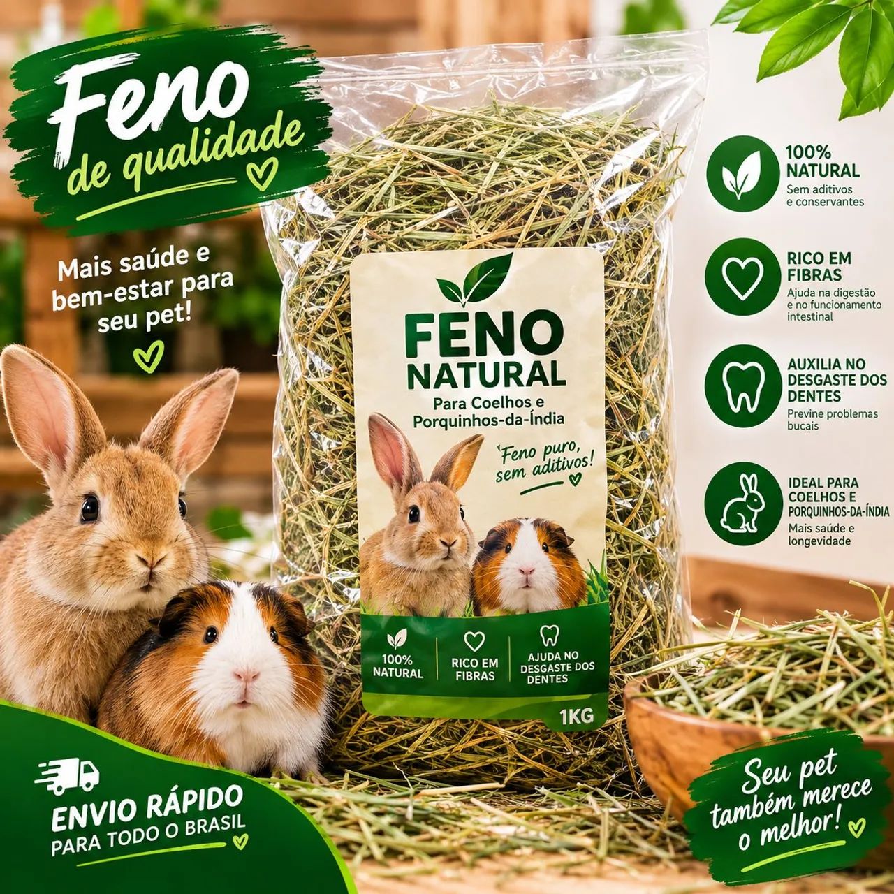 Feno para coelho  - Foto 2