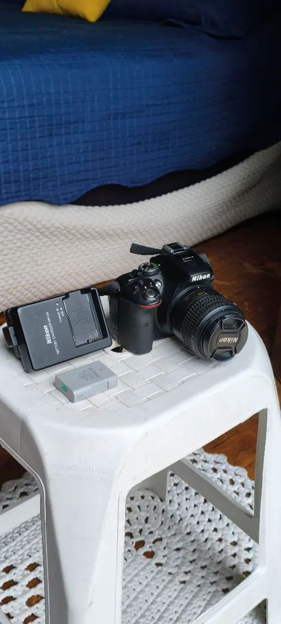 Camera DSLR Nikon D5300 + lente 18-55mm (18.800 cliques). - Foto 2