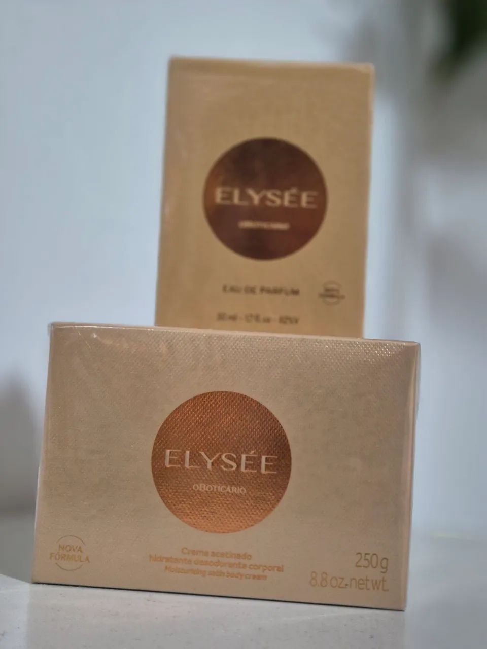 [LACRADO] KIT Perfume Elysée Eau de Parfum e Creme 250g O Boticário (Original) - Foto 3