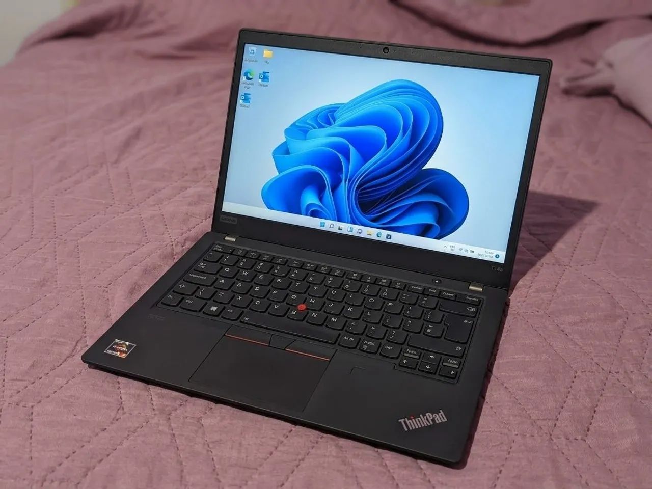 Notebook Lenovo ThinkPad T495 + Cooler, Mouse e Mousepad (Kit Completo)