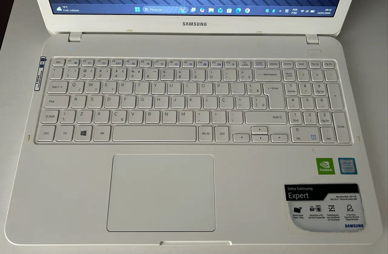 Notebook Samsung branco i5 com NVidia e SSD - Foto 4