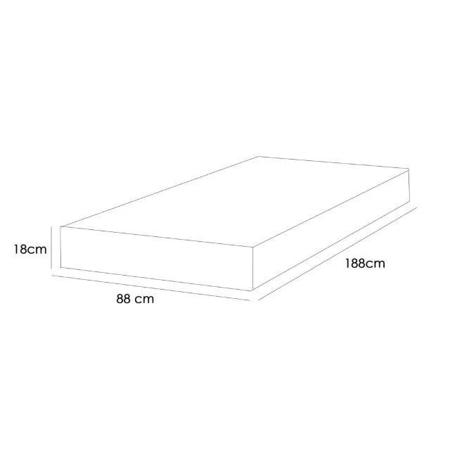 Colchão Orthosono One Bord 88×188 Solteiro D33 com Pillow Anjos - Foto 3