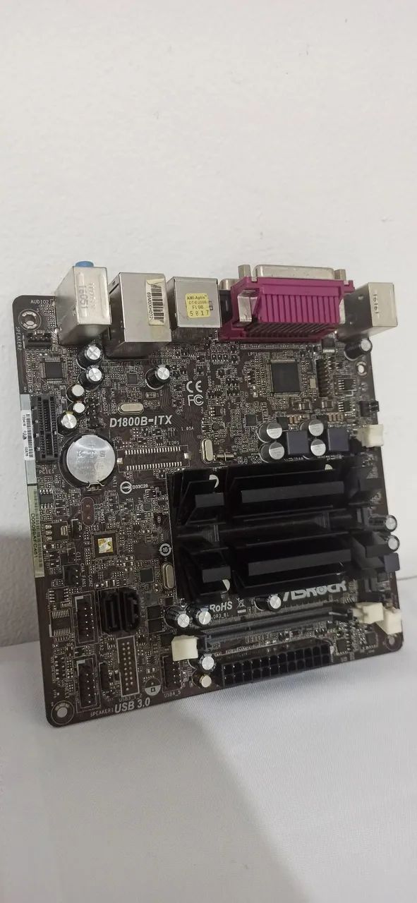 Placa-mãe ASROCK D1800B-ITX ddr3 - Foto 4