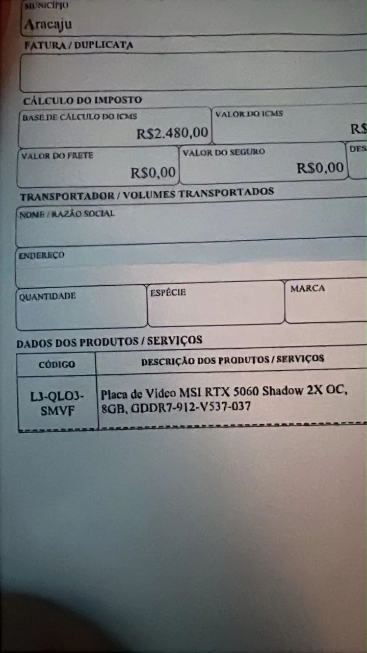 Rtx 5060 nova com nota fiscal  - Foto 2