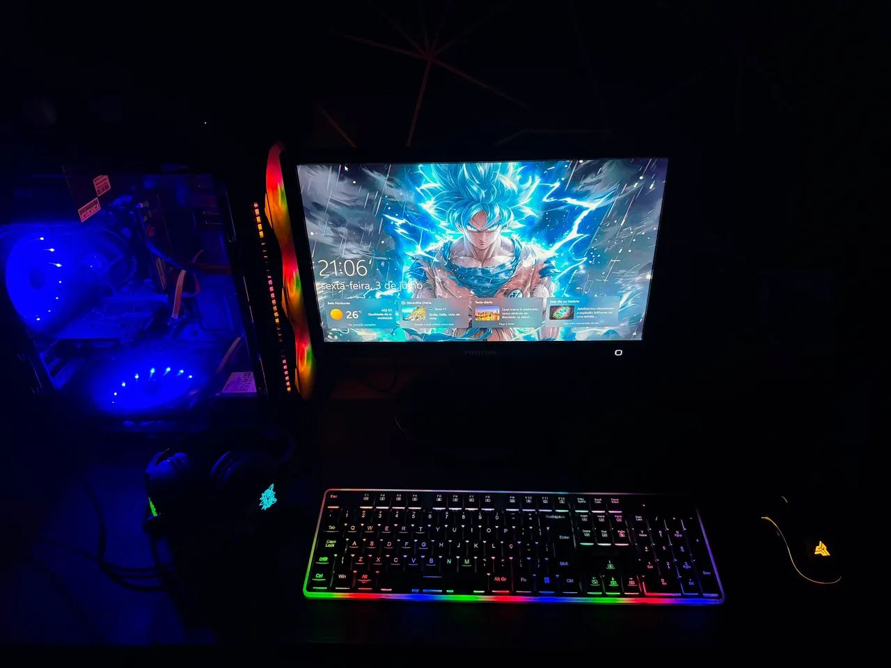 PC GAMER COMPLETO ? RX 550 + 16GB RAM  - Foto 3