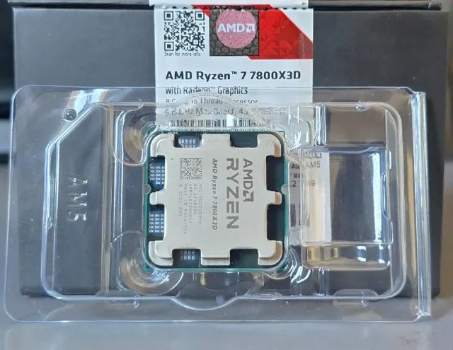 Processador AMD Ryzen 7 7800X3D - Trocas - Foto 4
