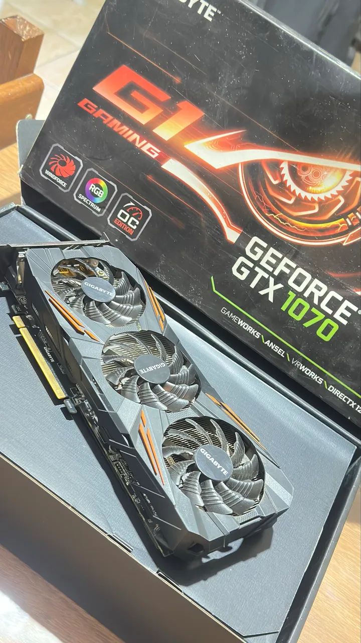 Placa de vídeo GeForce GTX 1070 Gaming - Foto 2