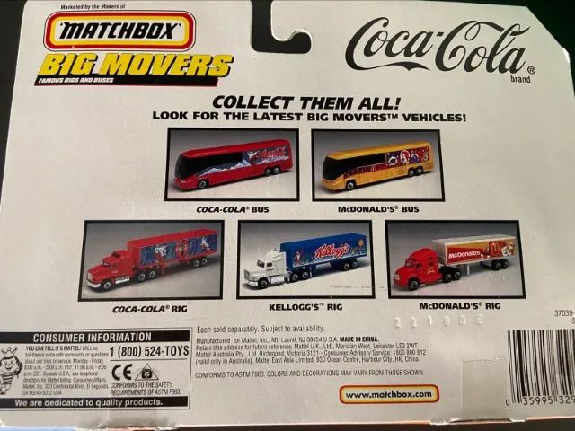 Ôninus Matchbox Big Movers Coca-Cola - Polar Bear 1999 - Foto 3