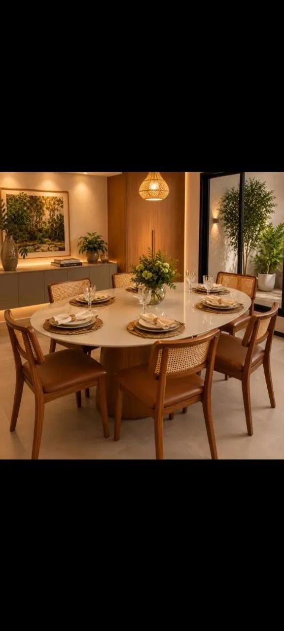 Mesa de Jantar Oval  - Foto 4