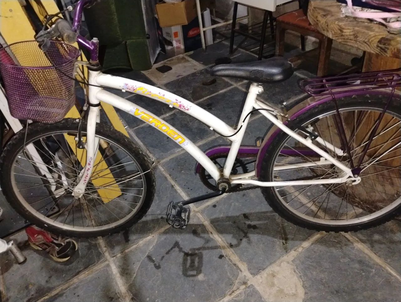 Bicicleta aro 26 com cestinha e garupa - Foto 4