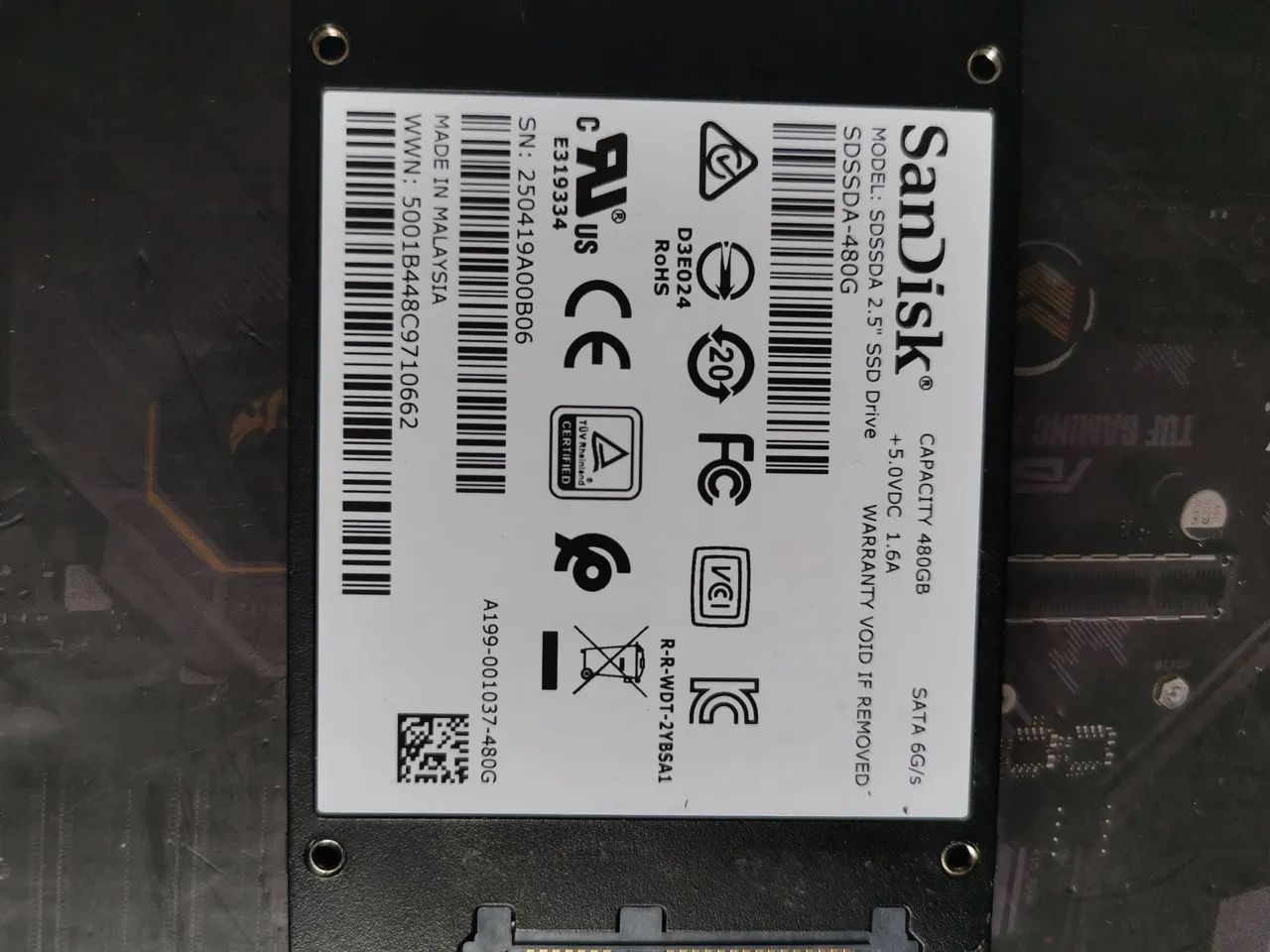 SSD SanDisk Sata 480 gigas  - Foto 2