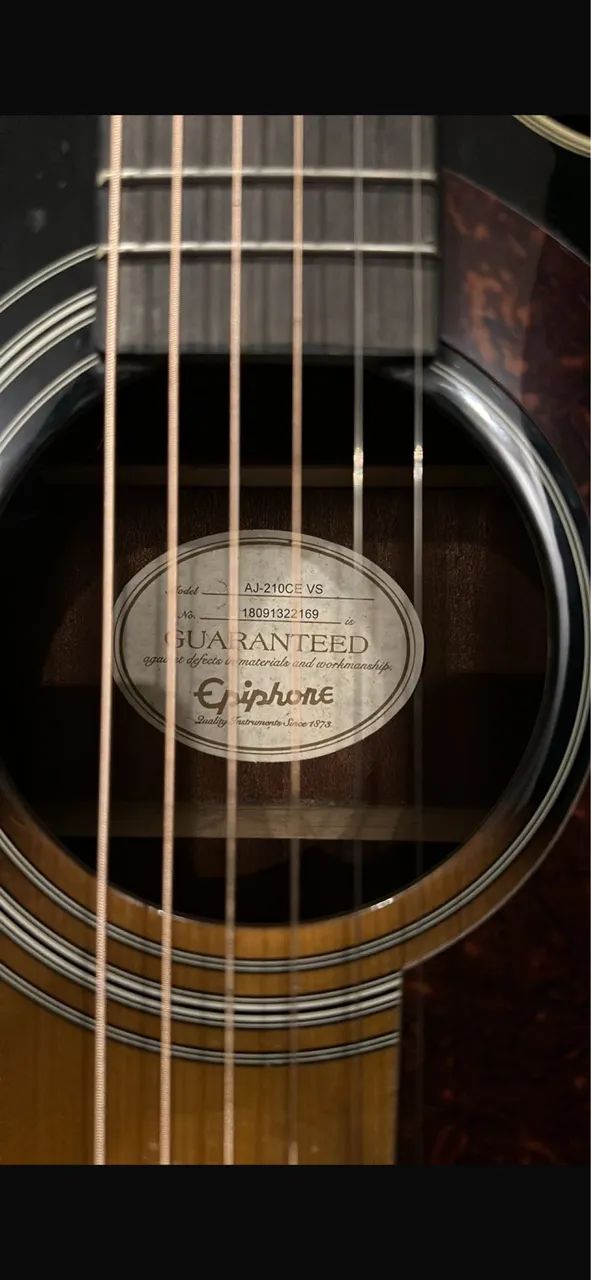 Violão epiphone tampo maciço  - Foto 2