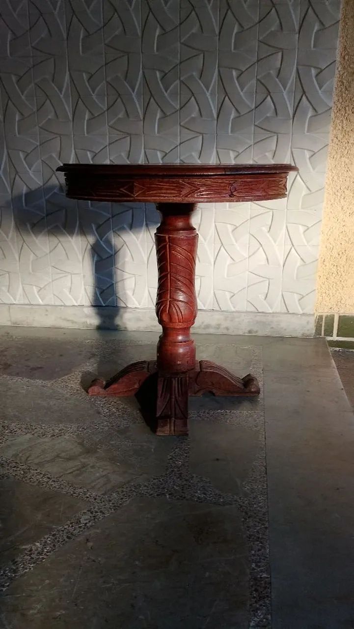 Jogo de mesa de madeira maciça  - Foto 3
