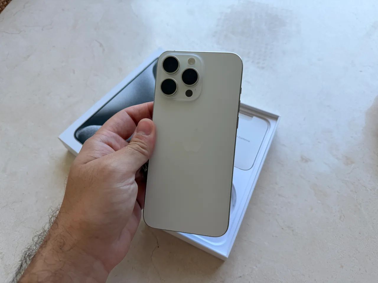 iPhone 15 Pro Max 256GB Silver - 87% de saúde - Foto 5