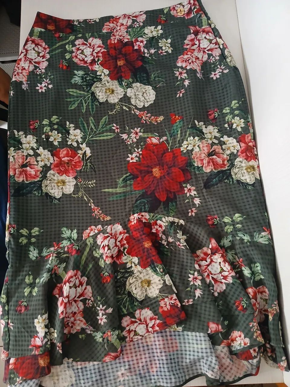 Saia estampada dudalina tam P - Foto 2