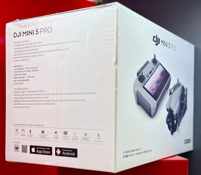 DJI Mini 5 Pro - Fly More Combo - DJI RC 2 - Produto novo lacrado e com garantia