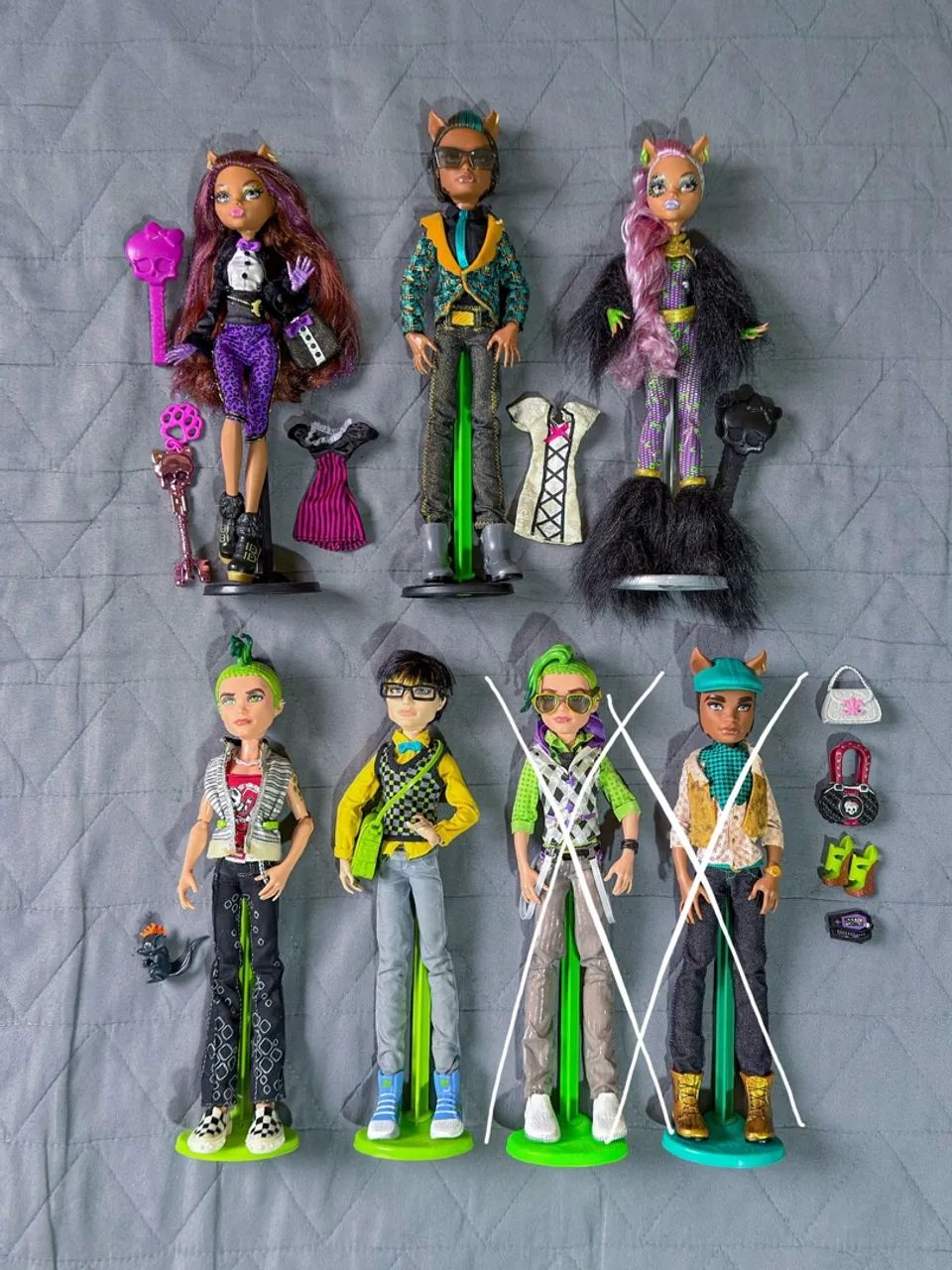 Monster high e acessórios 