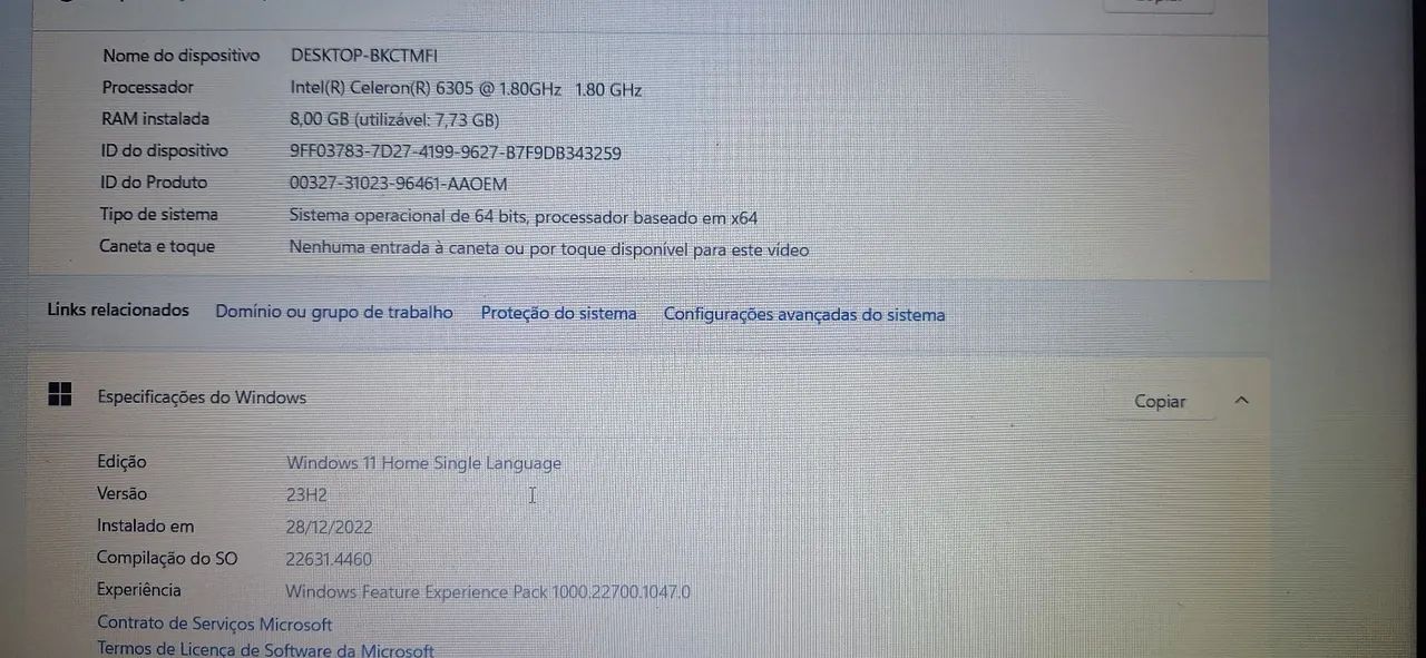 Notebook Samsung 
