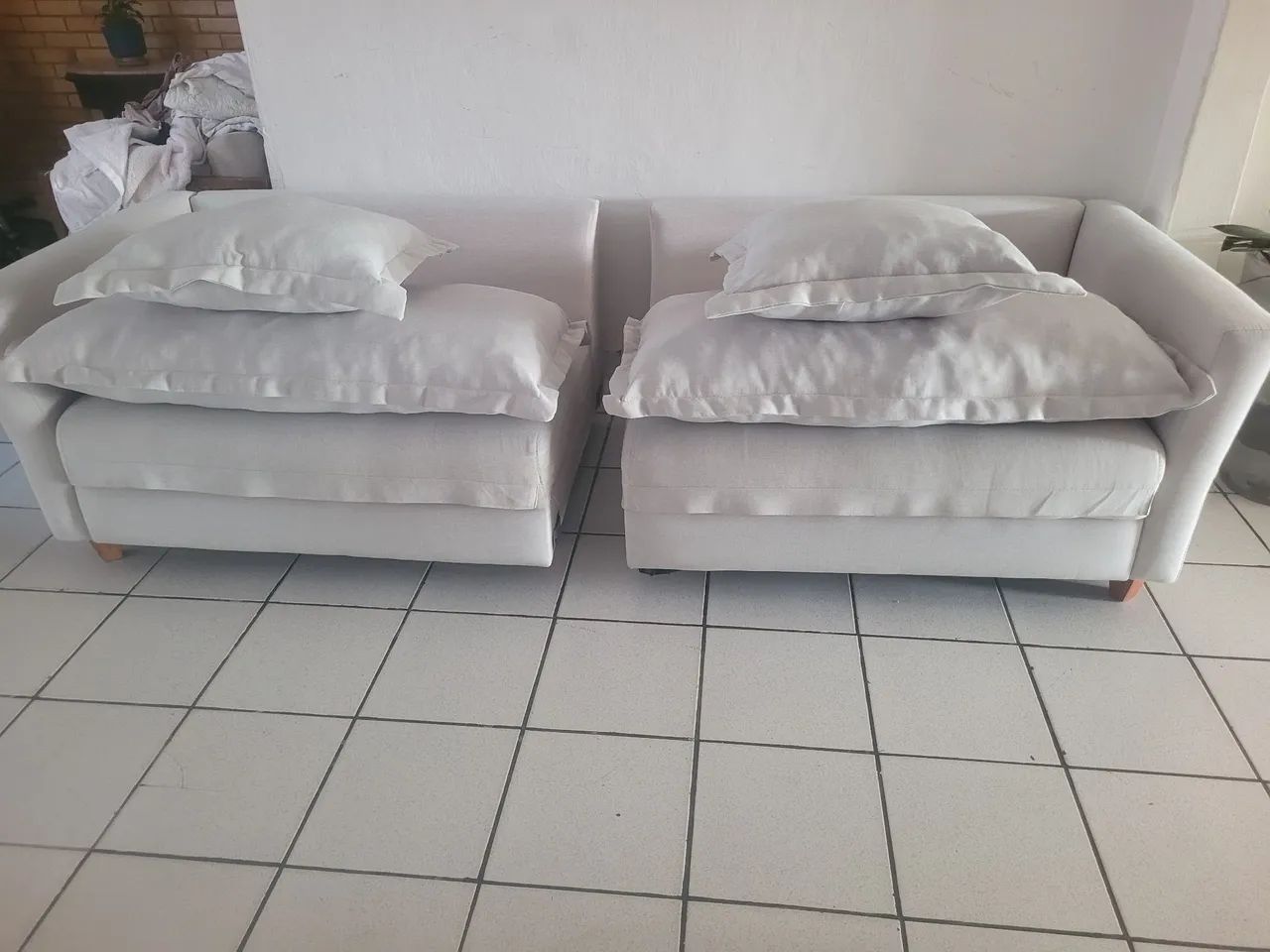 Sofá em 2 módulos super top. 