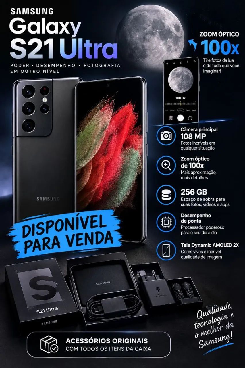 Vendo ou troco Samsung S21 ultra  - Foto 5