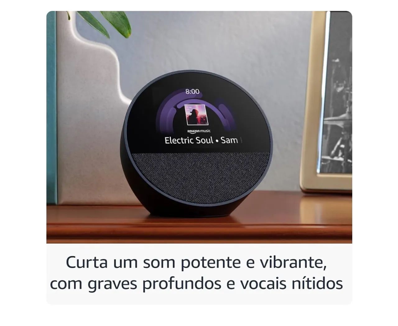 Alexa com relógio  - Foto 3