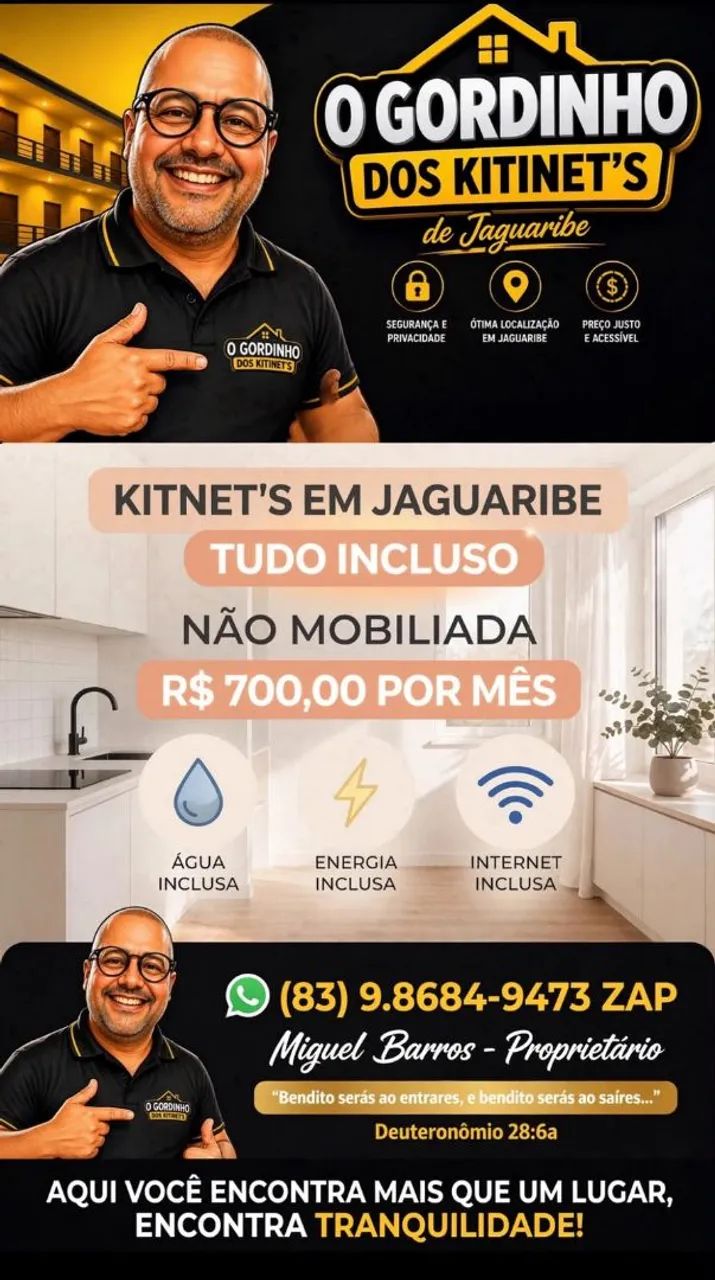 O gordinho dos kitnets de Jaguaribe  - Foto 2