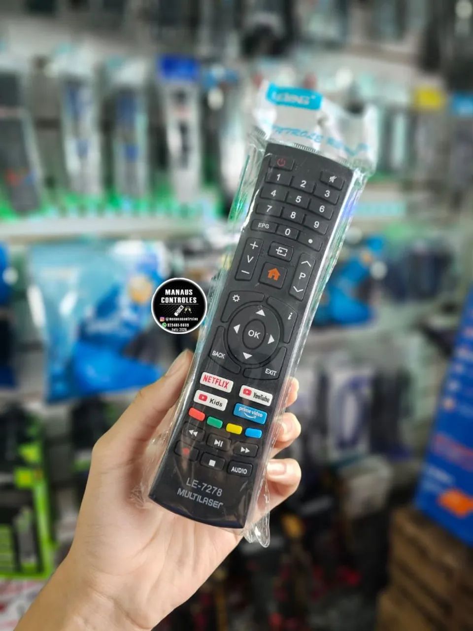 Controle Multilaser tv 