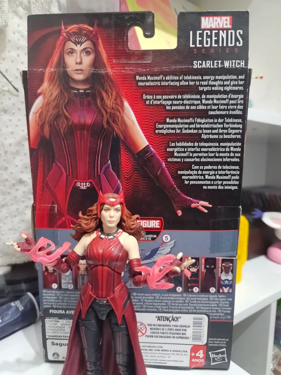 Feiticeira Escarlate Wanda Vision Witch Marvel Legends Completa - Foto 4