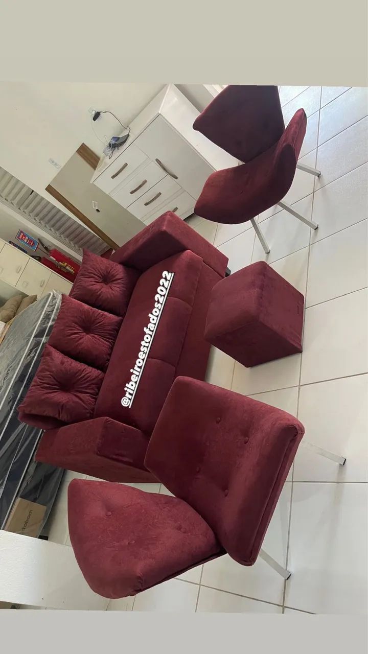 Kit sofá e Poltronas  - Foto 3