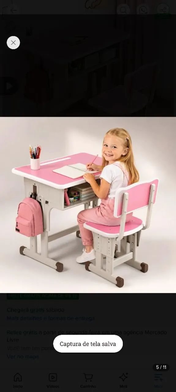 MESA DE ATIVIDADES INFANTIL - NOVA E LACRADA - Foto 2