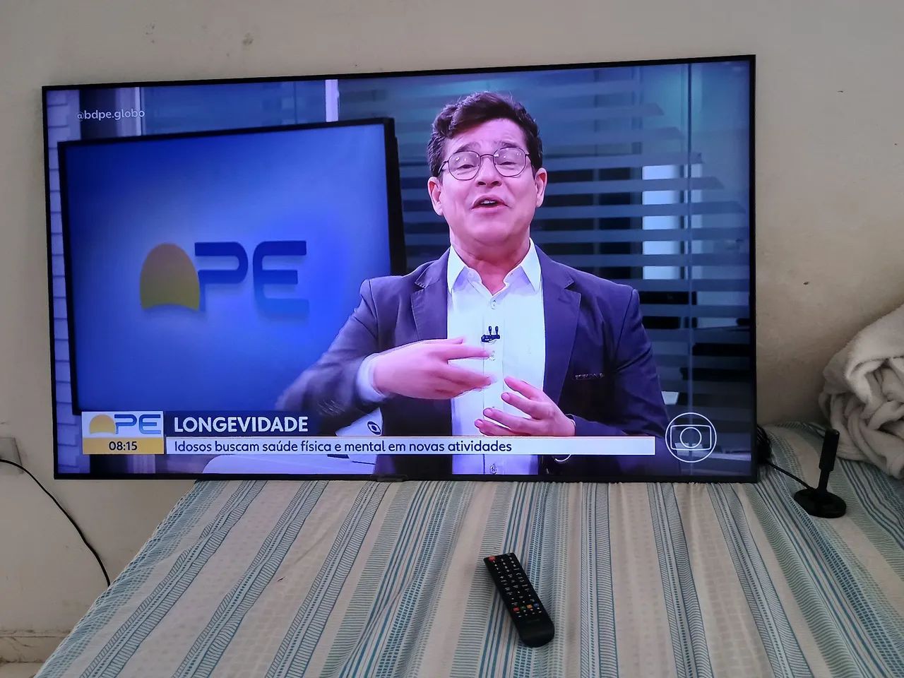 Tv Samsung 55 polegadas smart 4k Alexa comando de voz Bluetooth Xbox jogos  - Foto 2