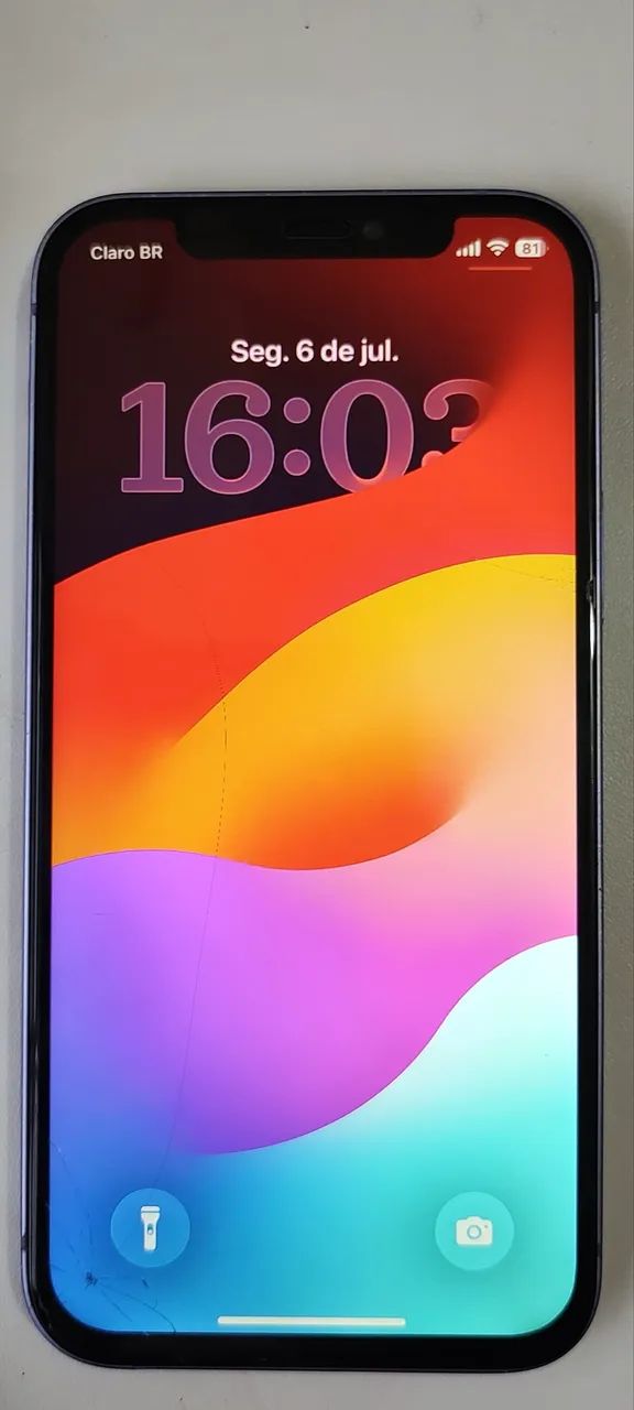 iPhone 12 roxo 64 GB em ótimo estado - Foto 2