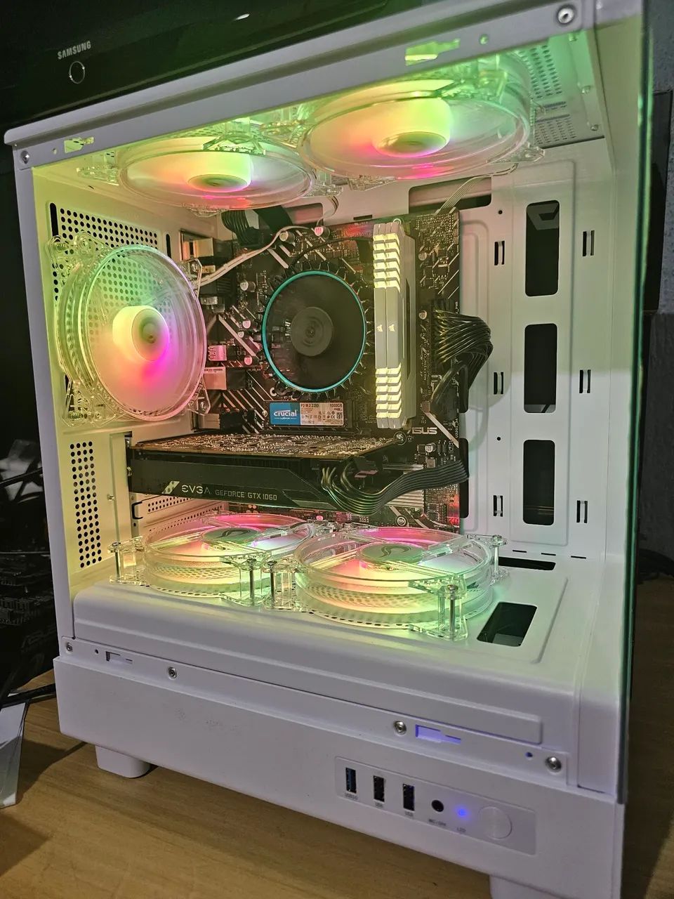 CPU i5 12400f. 16gb, Nvme 1tb RTX...1 ano de garantia....