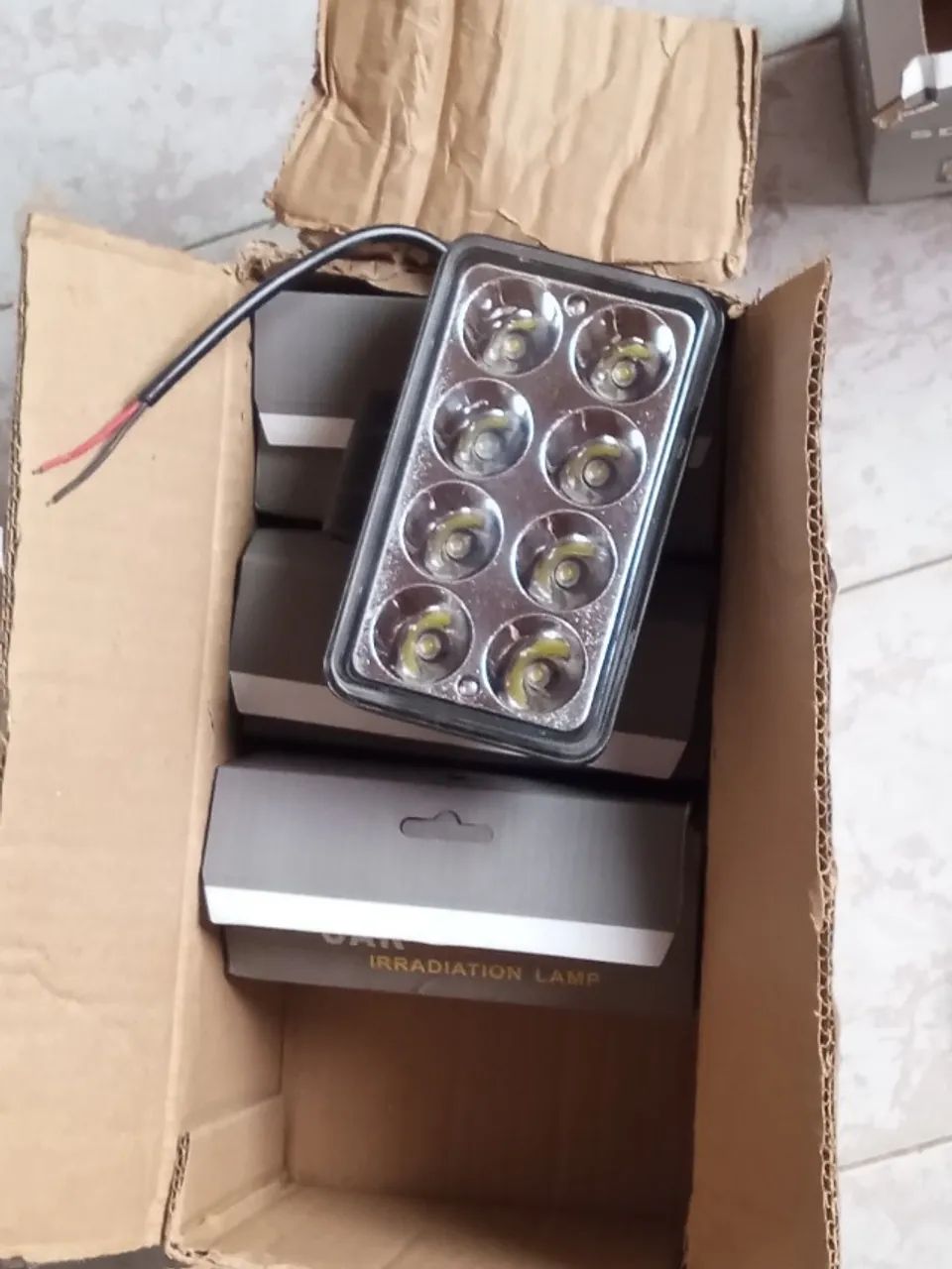 Farol de milha 12/24 volts