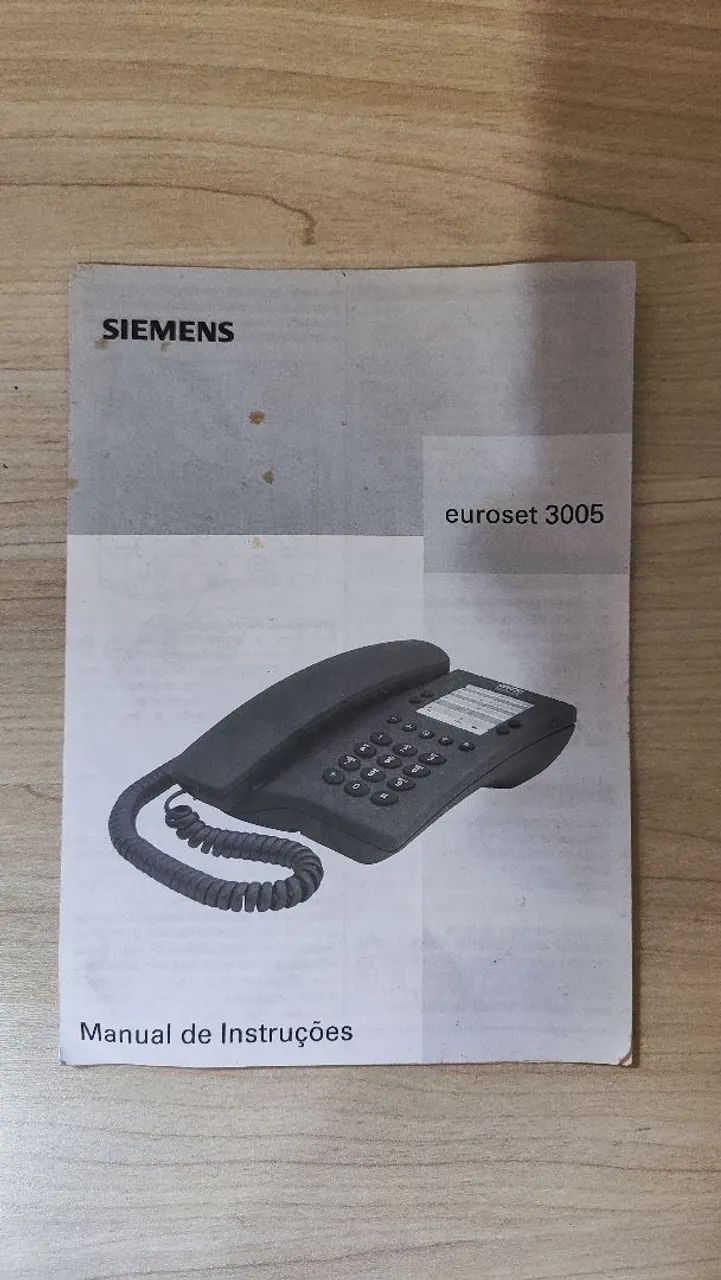 Telefone Siemens Euroset 3005 com chave - Foto 3