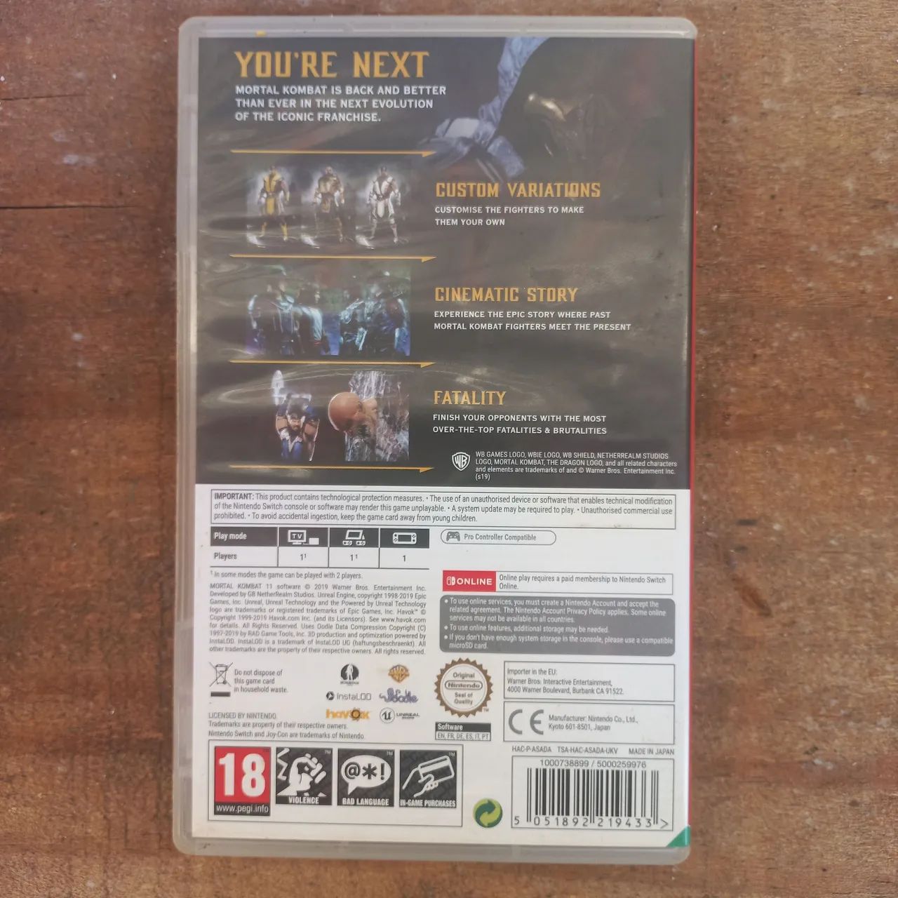 Mortal Kombat 11 Mídia Física Nintendo Switch - Foto 2