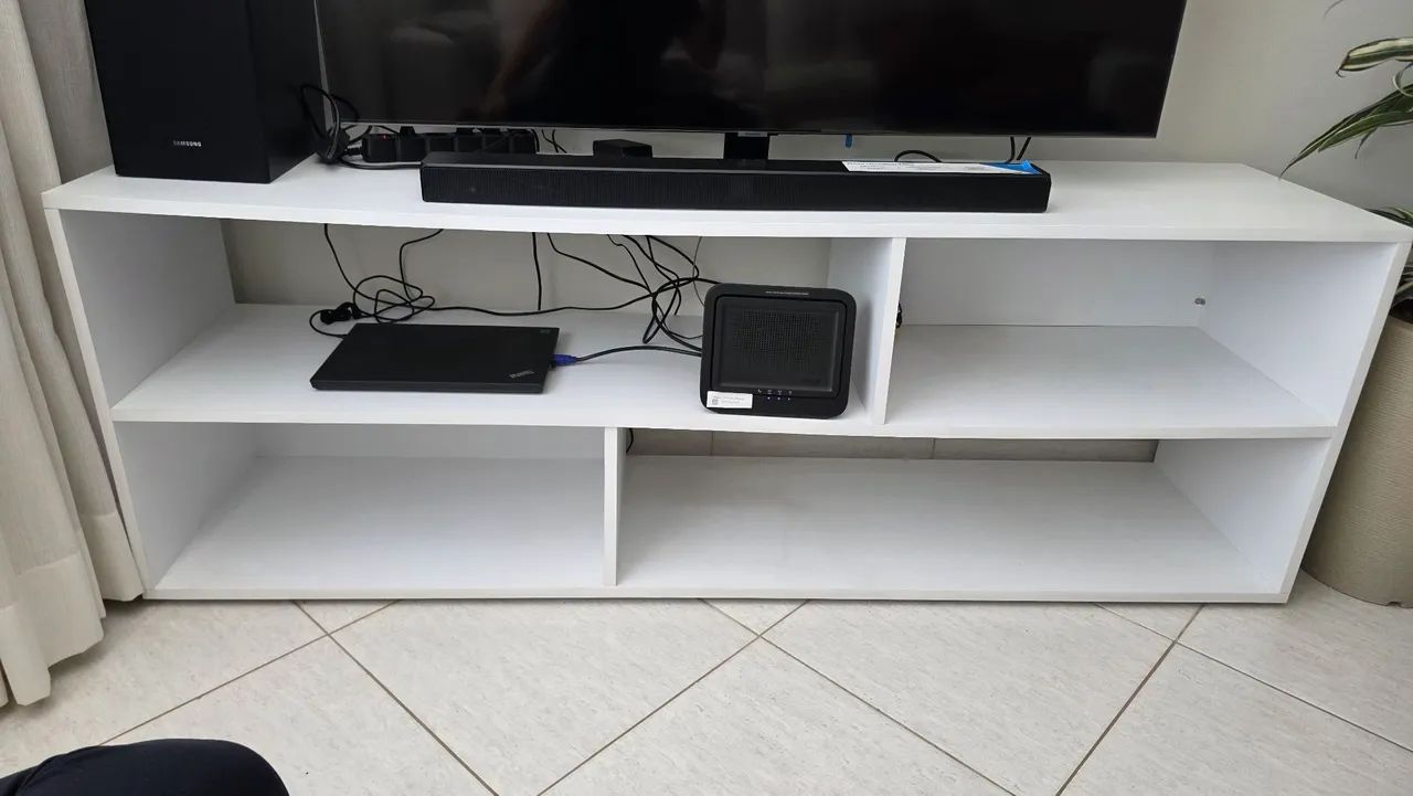Rack branco 180cm